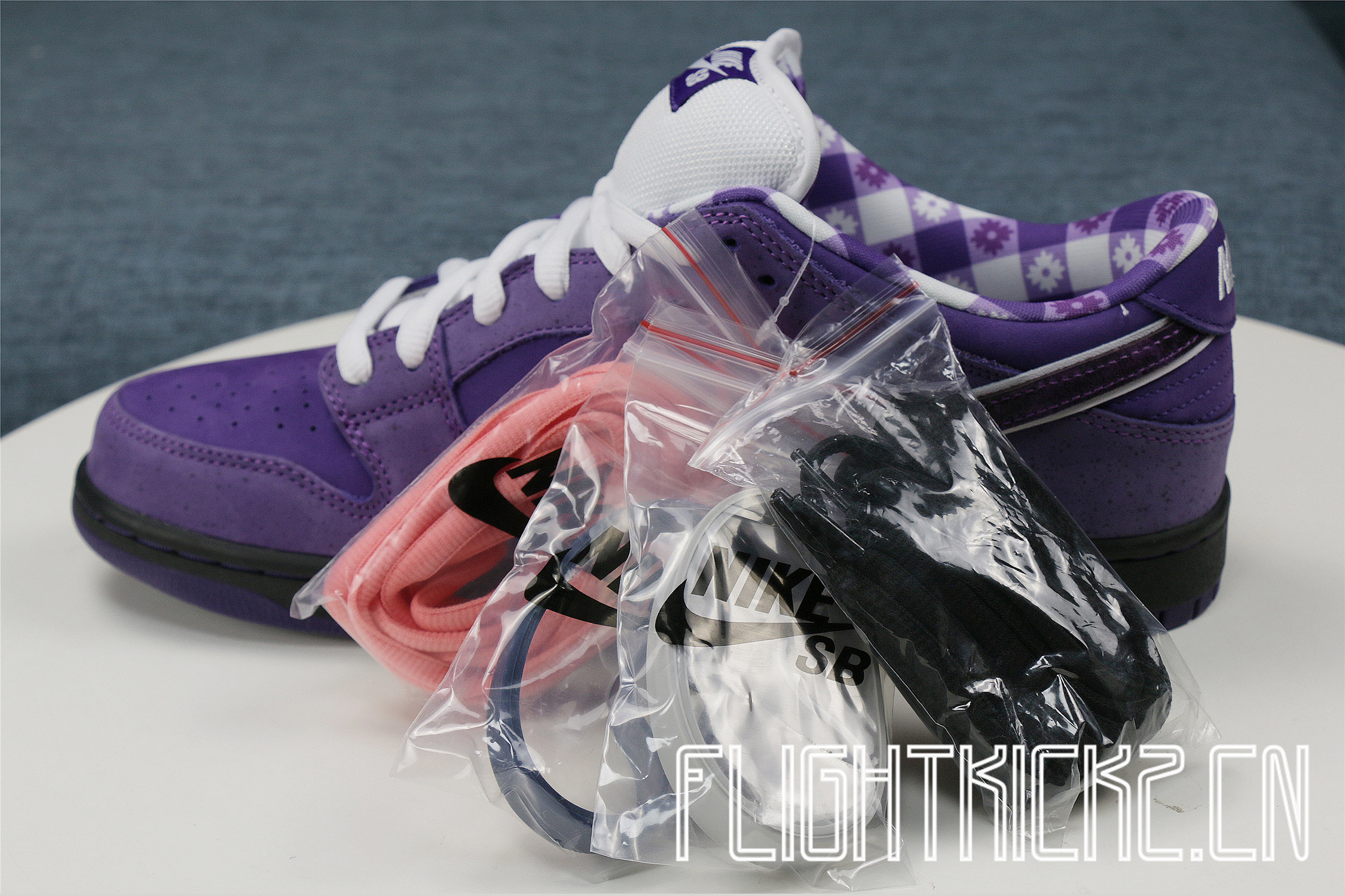 Nike Sb Dunk Low Pro Og Qs Purple Lobster(LN5 A1 Batch)