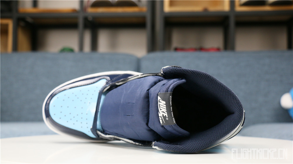 Air Jordan 1 UNC Patent Leather 2019( Based on Europe size)