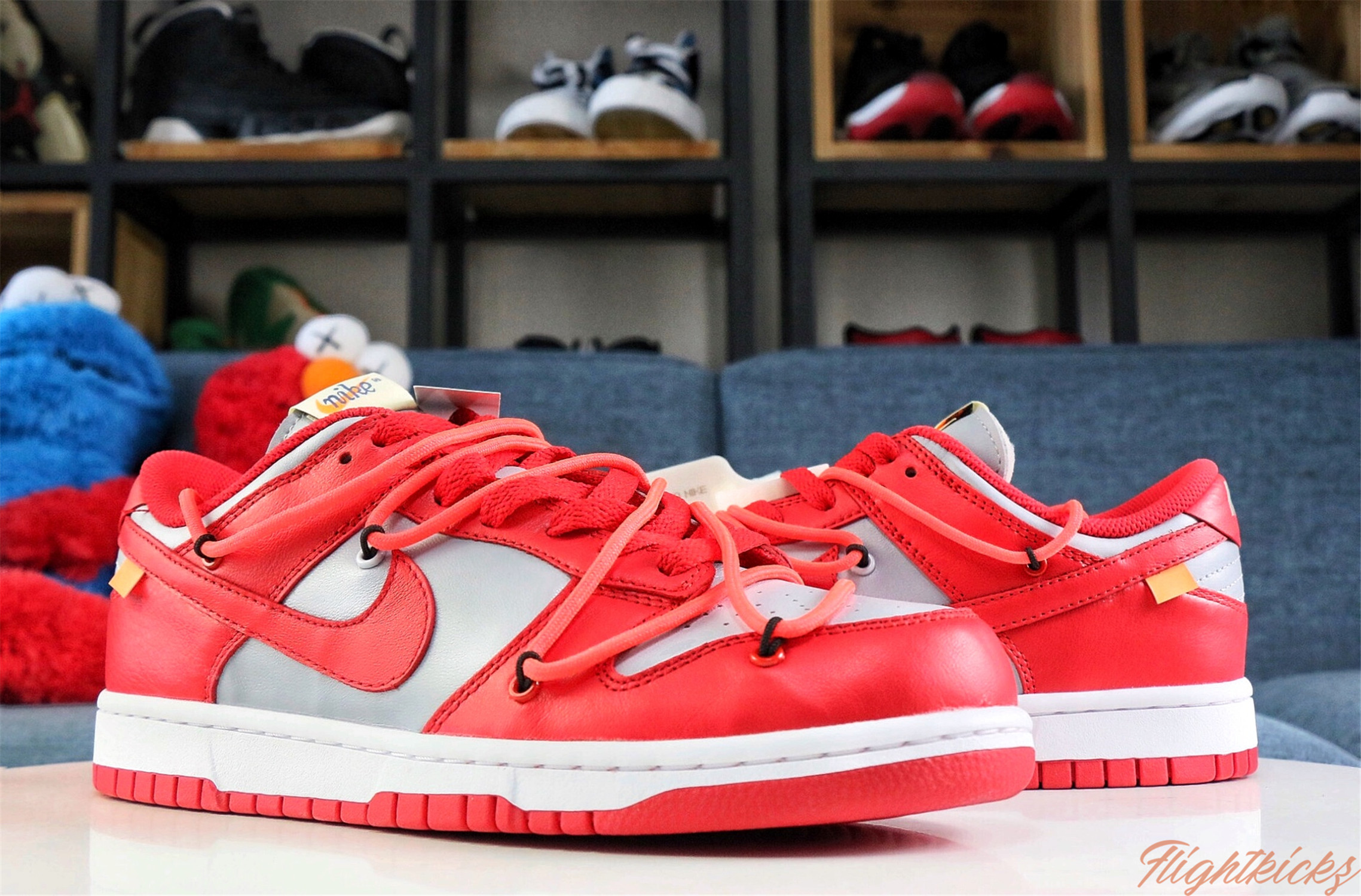 Off White X Nike SB Dunk University Red 2019(LN5 A1 Batch)