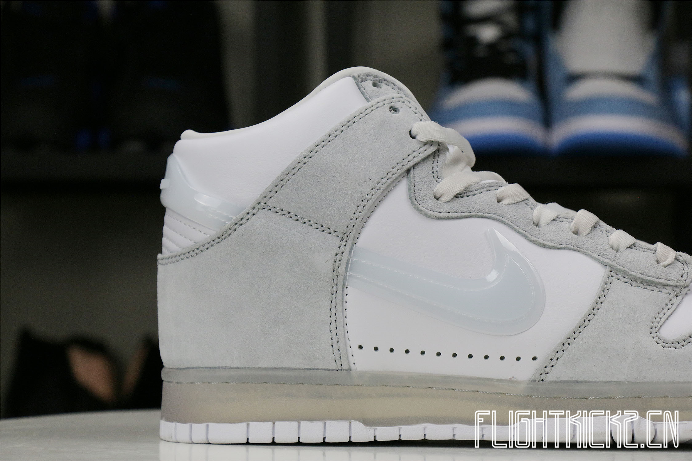 Nike Dunk High Slam Jam White Pure Platinum