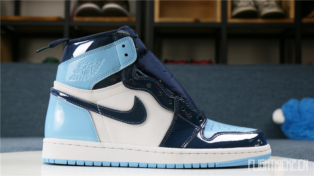 Air Jordan 1 UNC Patent Leather 2019( Based on Europe size)