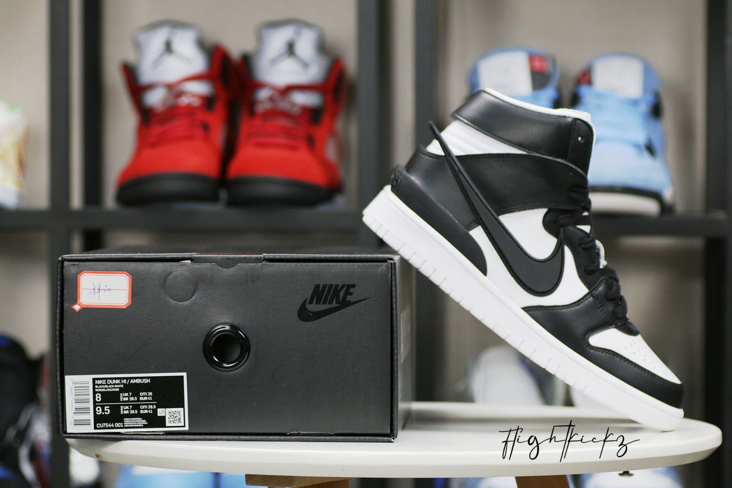 Nike Dunk High Ambush Black White