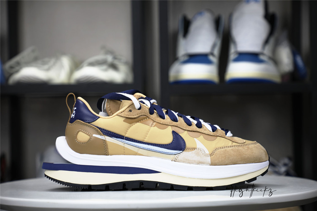 Nike Vaporwaffle sacai Sesame Blue Void 2021 (LN5 A1)