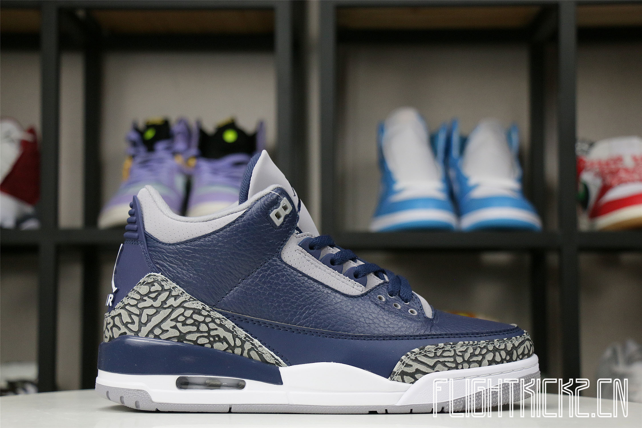 Air Jordan 3 Georgetown/Midnight Navy 2021