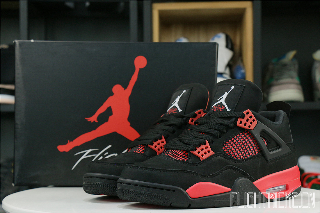 Air Jordan 4 Red Thunder 2021(LN5 A1 Batch)