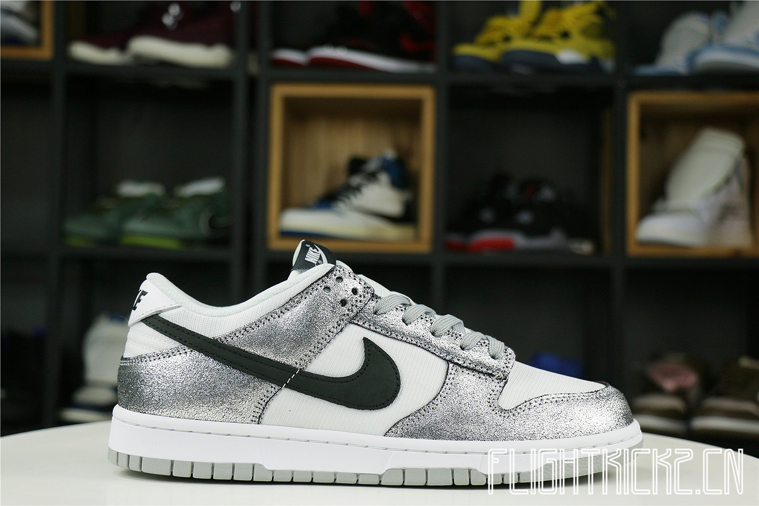 Nike Dunk Low Golden Gals Metallic Silver