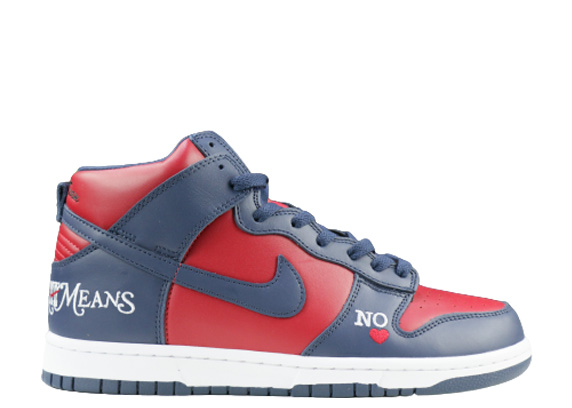 Nike SB Dunk High Supreme By Any Means Navy