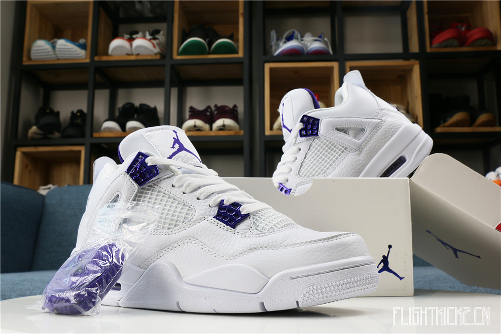 Air Jordan 4 Retro Purple Metallic 2020(LN5 A1 Batch)