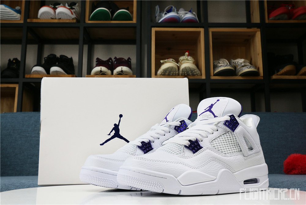 Air Jordan 4 Retro Purple Metallic 2020(LN5 A1 Batch)