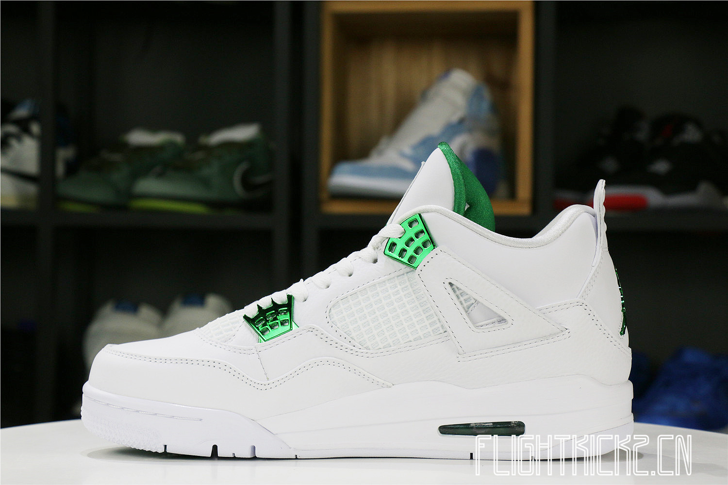 Air Jordan 4 Retro Green Metallic 2020(LN5 A1 Batch)