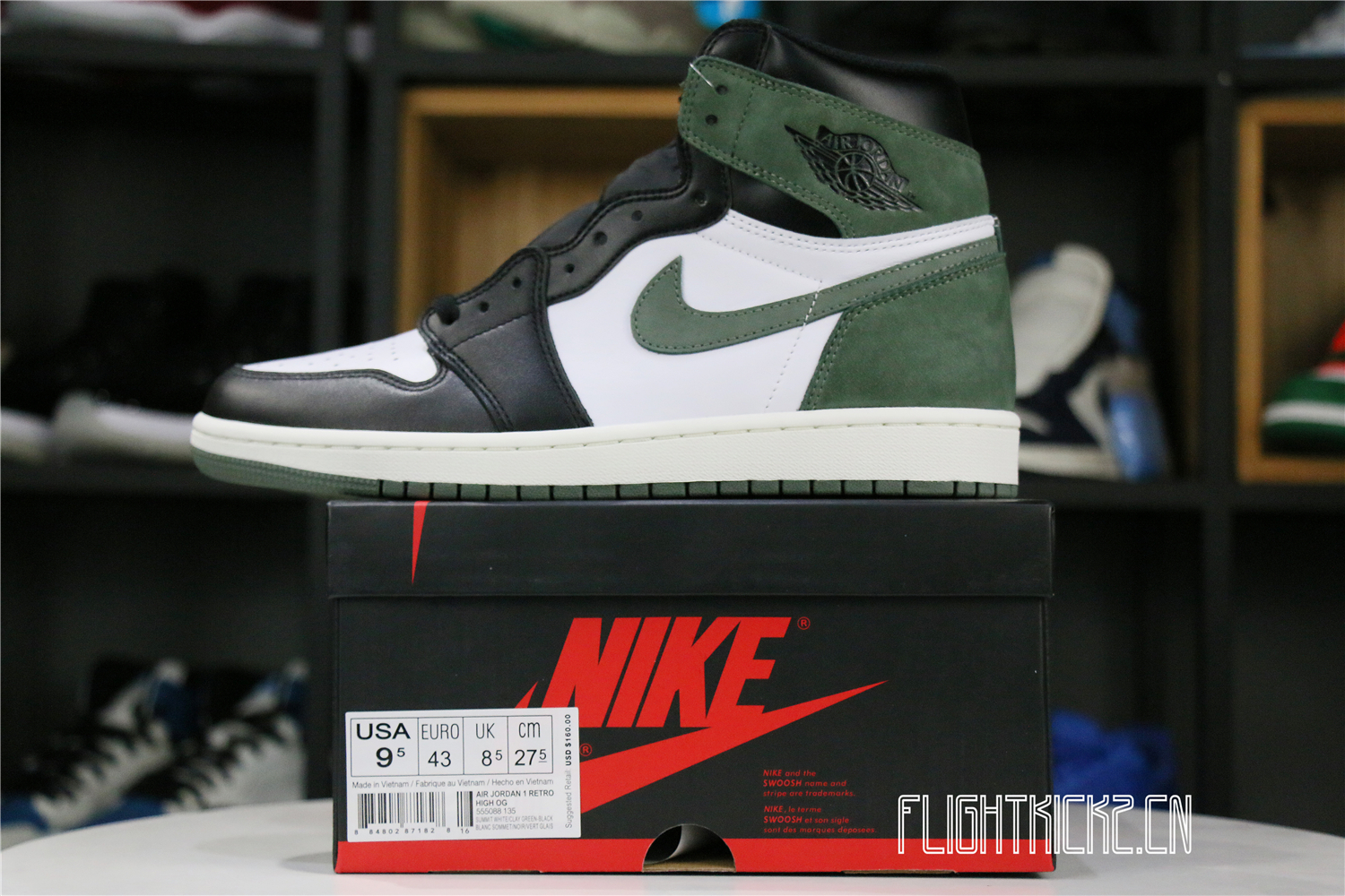 Jordan 1 Retro High Clay Green