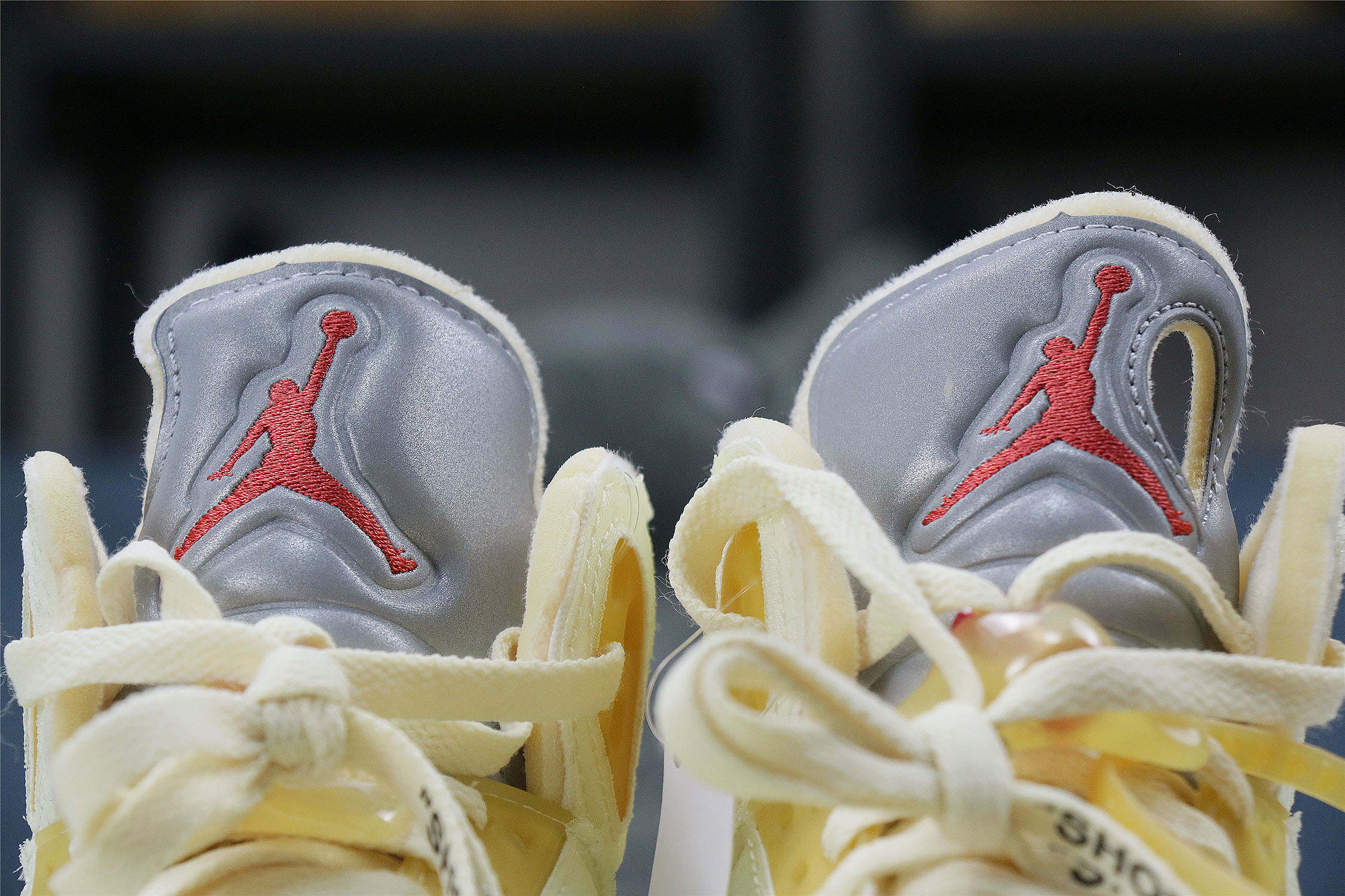 Off White x Air Jordan 5 Retro Sail/Plot twist (LN5 A1 Batch)