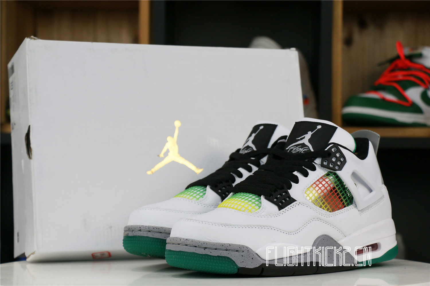 WMNS AIR JORDAN 4 RETRO ‘RASTA’