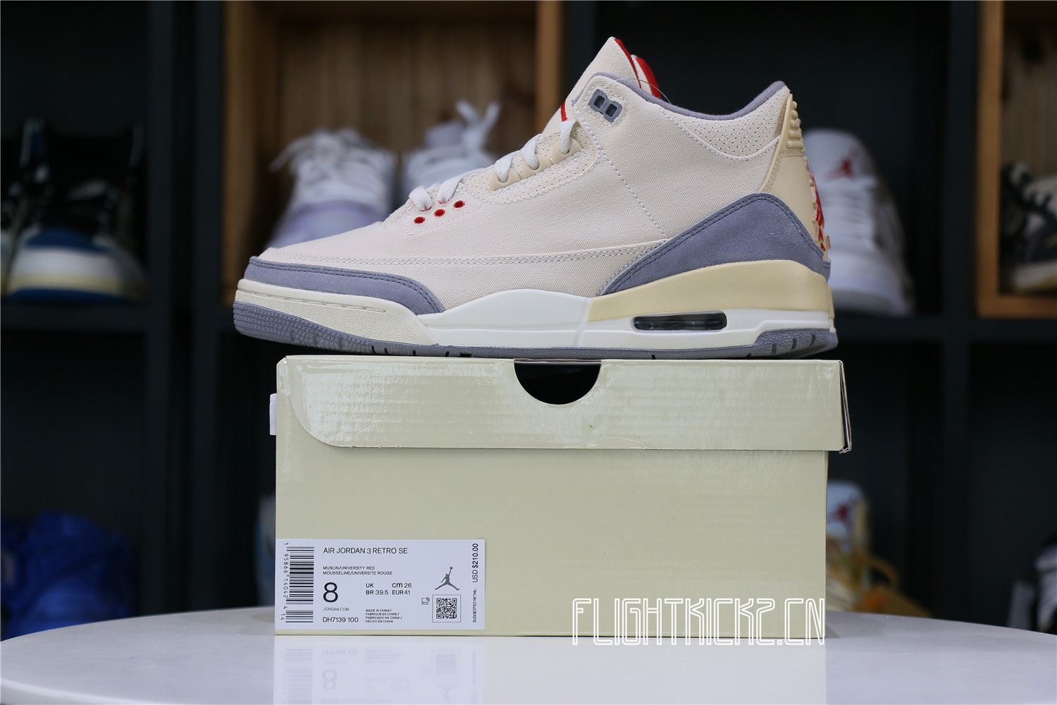 Jordan 3 Retro Muslin