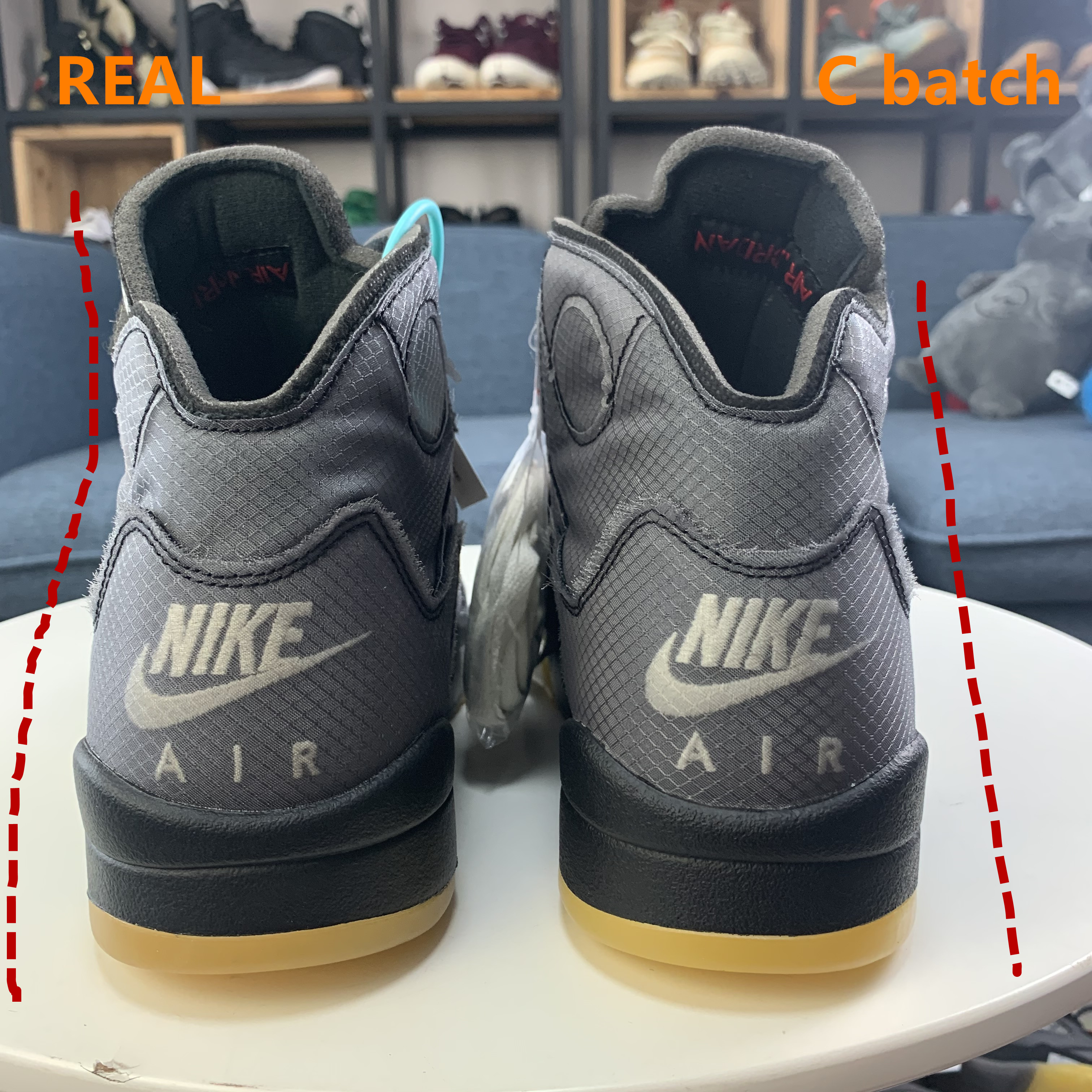 Off White x Air Jordan 5 Retro SP Muslin (LN5 A1 Batch)