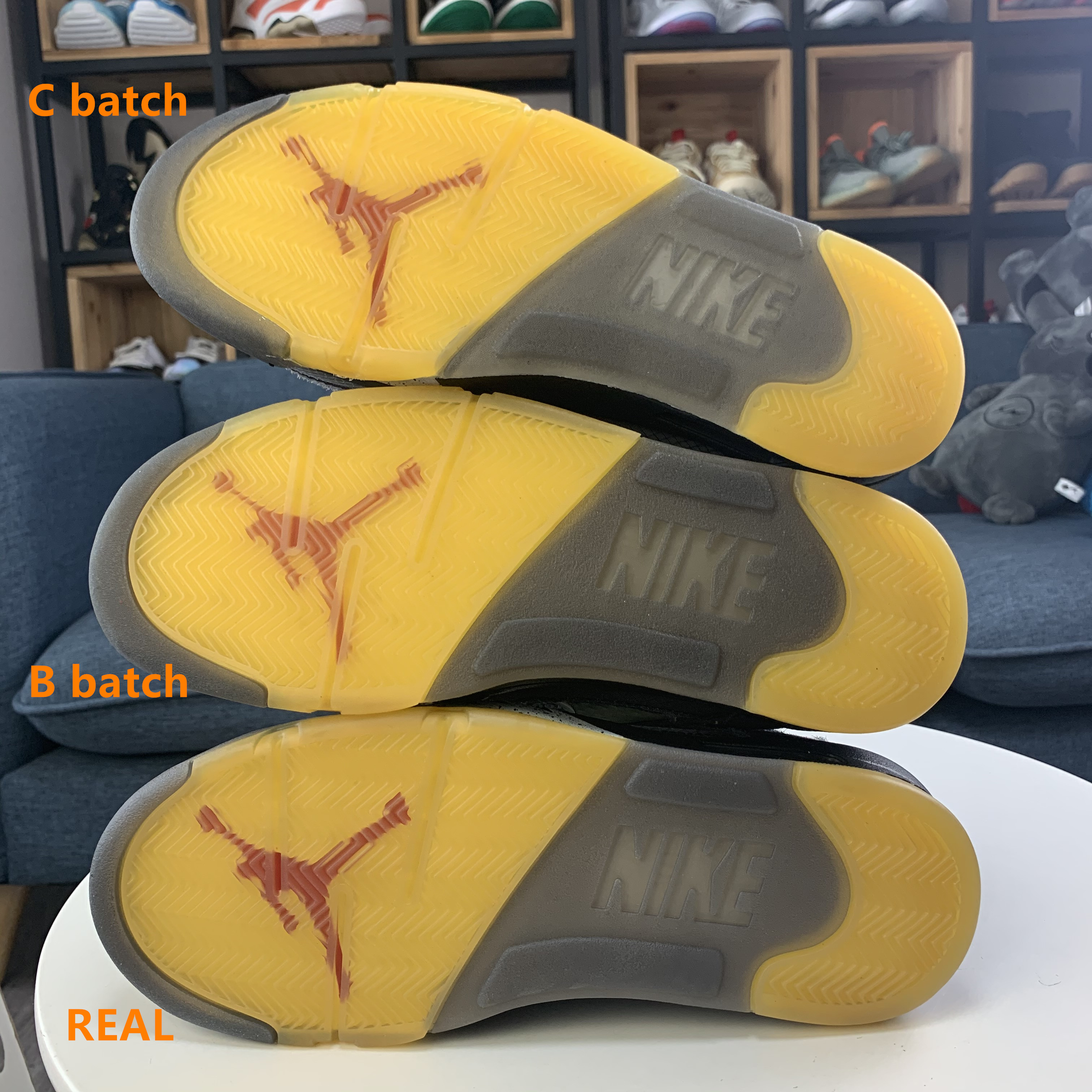 Off White x Air Jordan 5 Retro SP Muslin (LN5 A1 Batch)