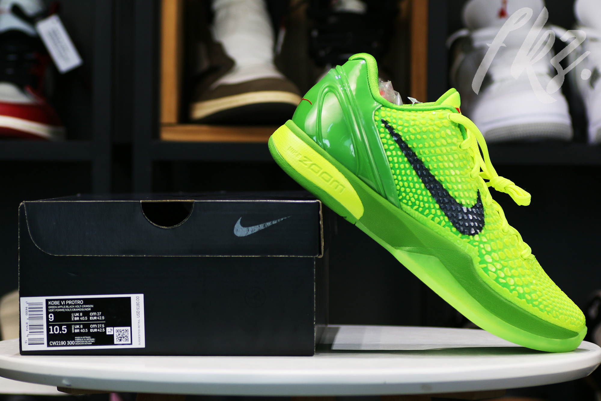 Nike Zoom Kobe 6 Protro “Grinch” 2020 (Up to Size 14）(A1 Batch)