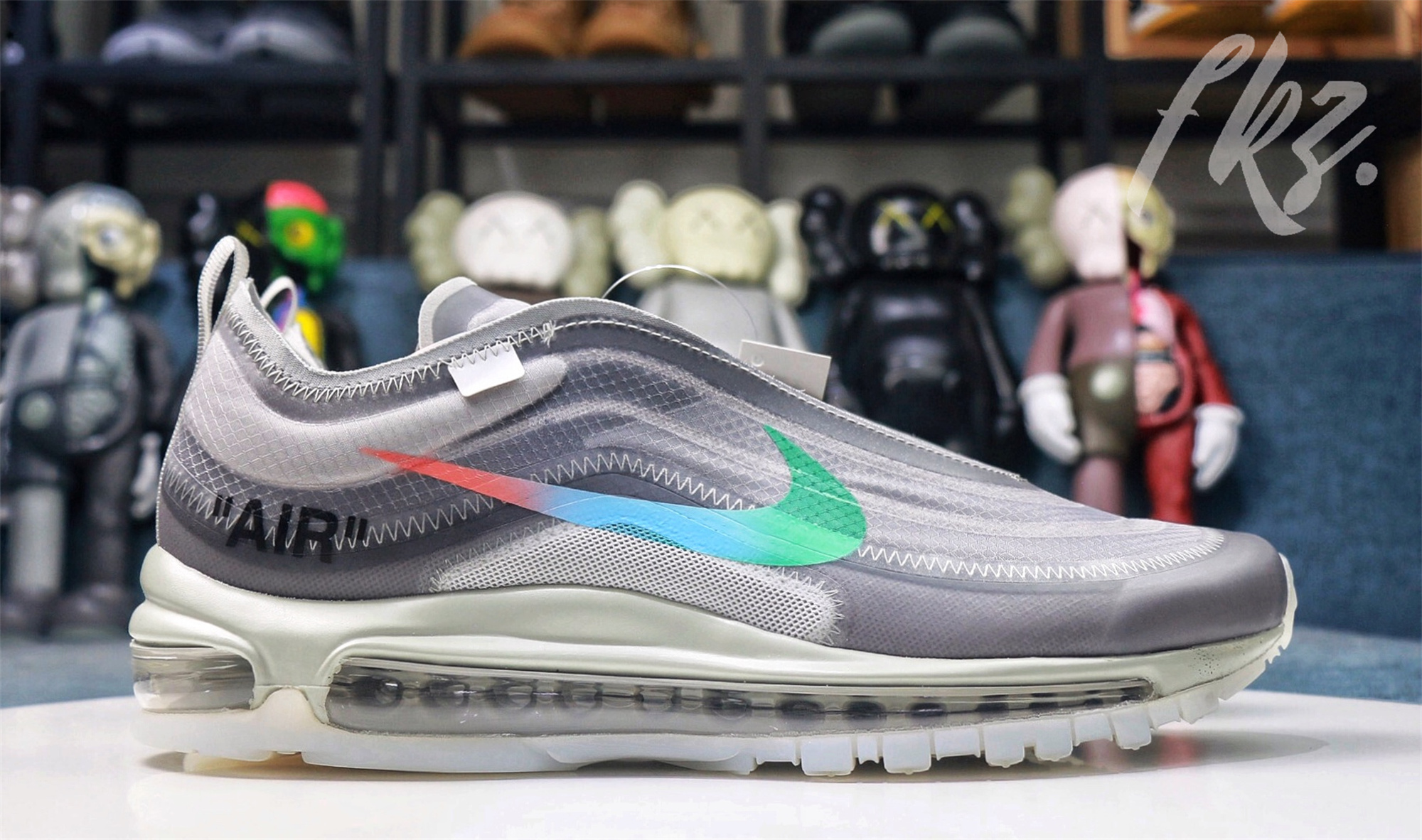 Off White X Air Max 97 Grey Menta