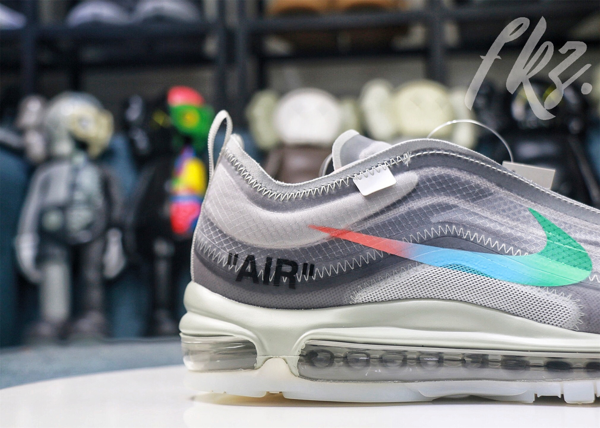 Off White X Air Max 97 Grey Menta