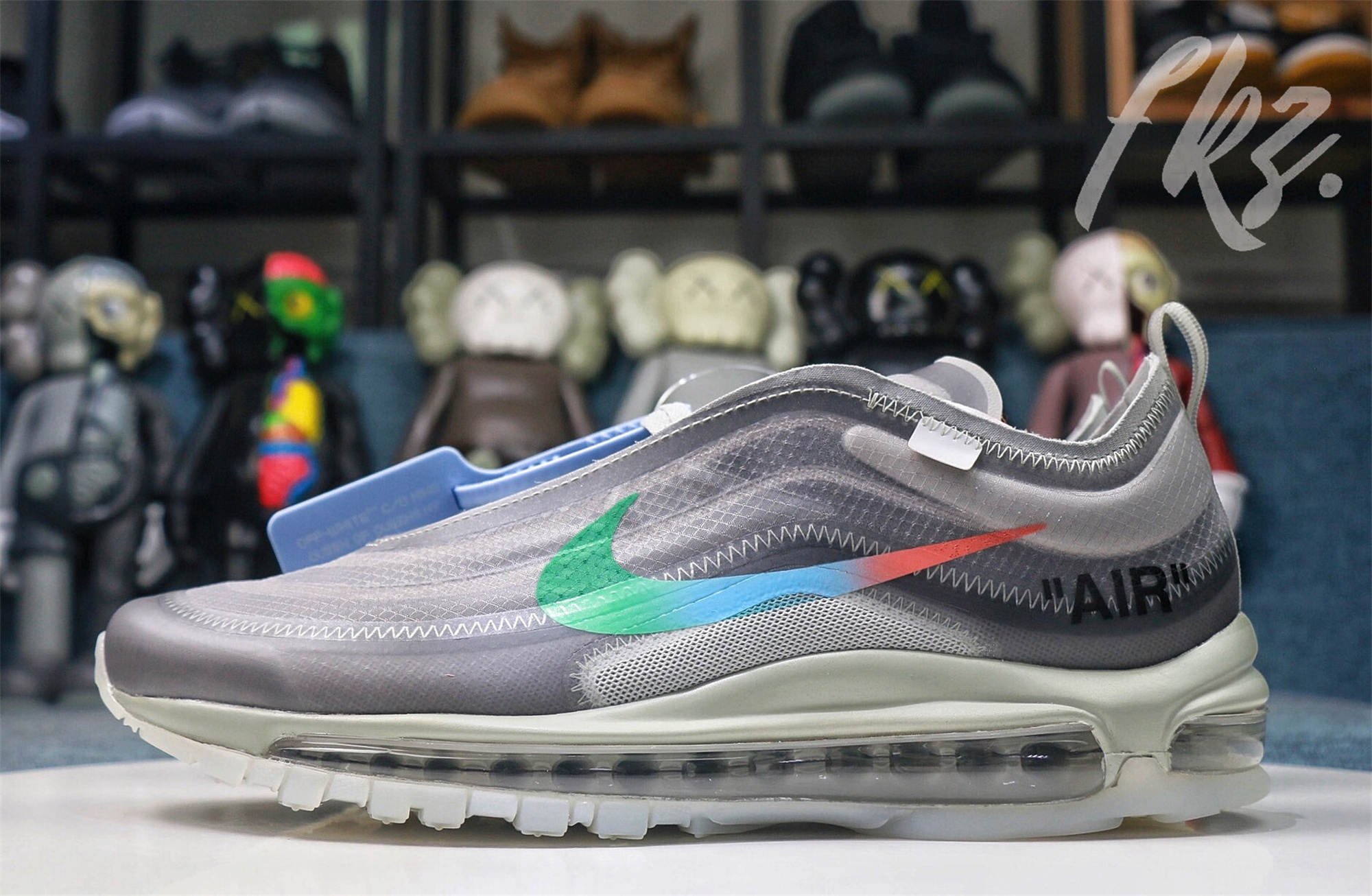 Off White X Air Max 97 Grey Menta