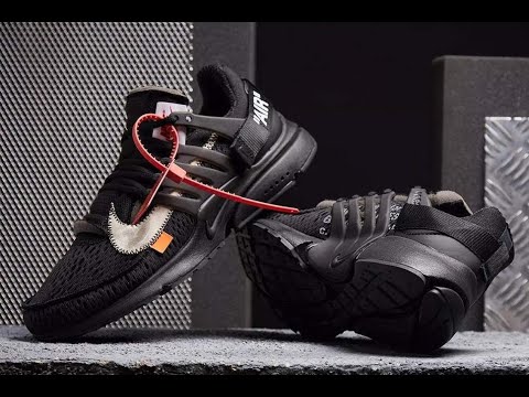 2018 Off White X Nike Presto Triple Black