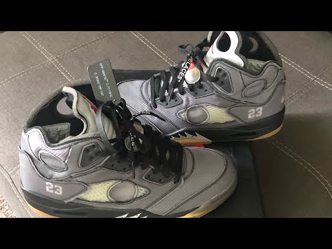 Off White x Air Jordan 5 Retro SP Muslin (LN5 A1 Batch)