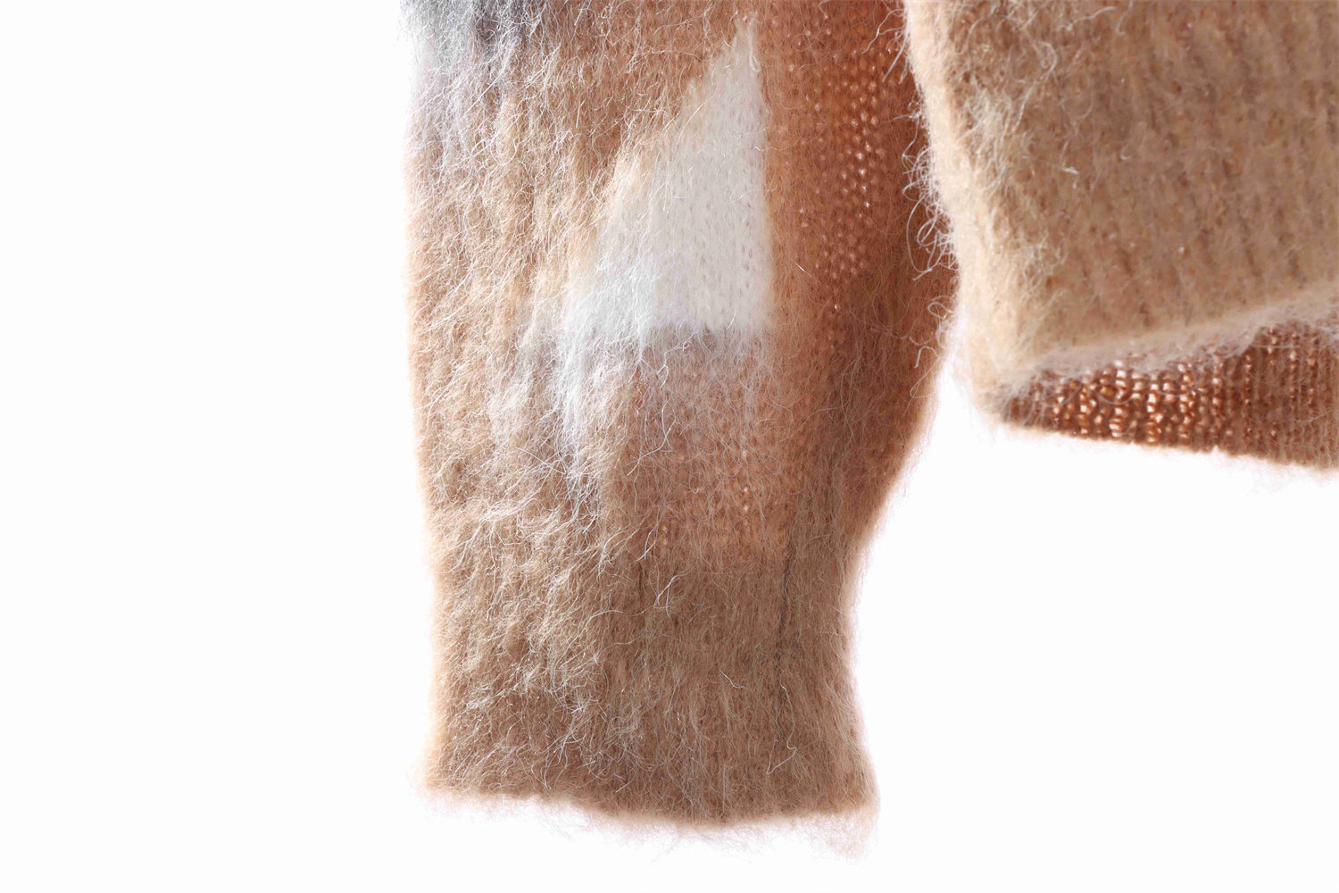 OFF WHITE Mohair Sweater Brown