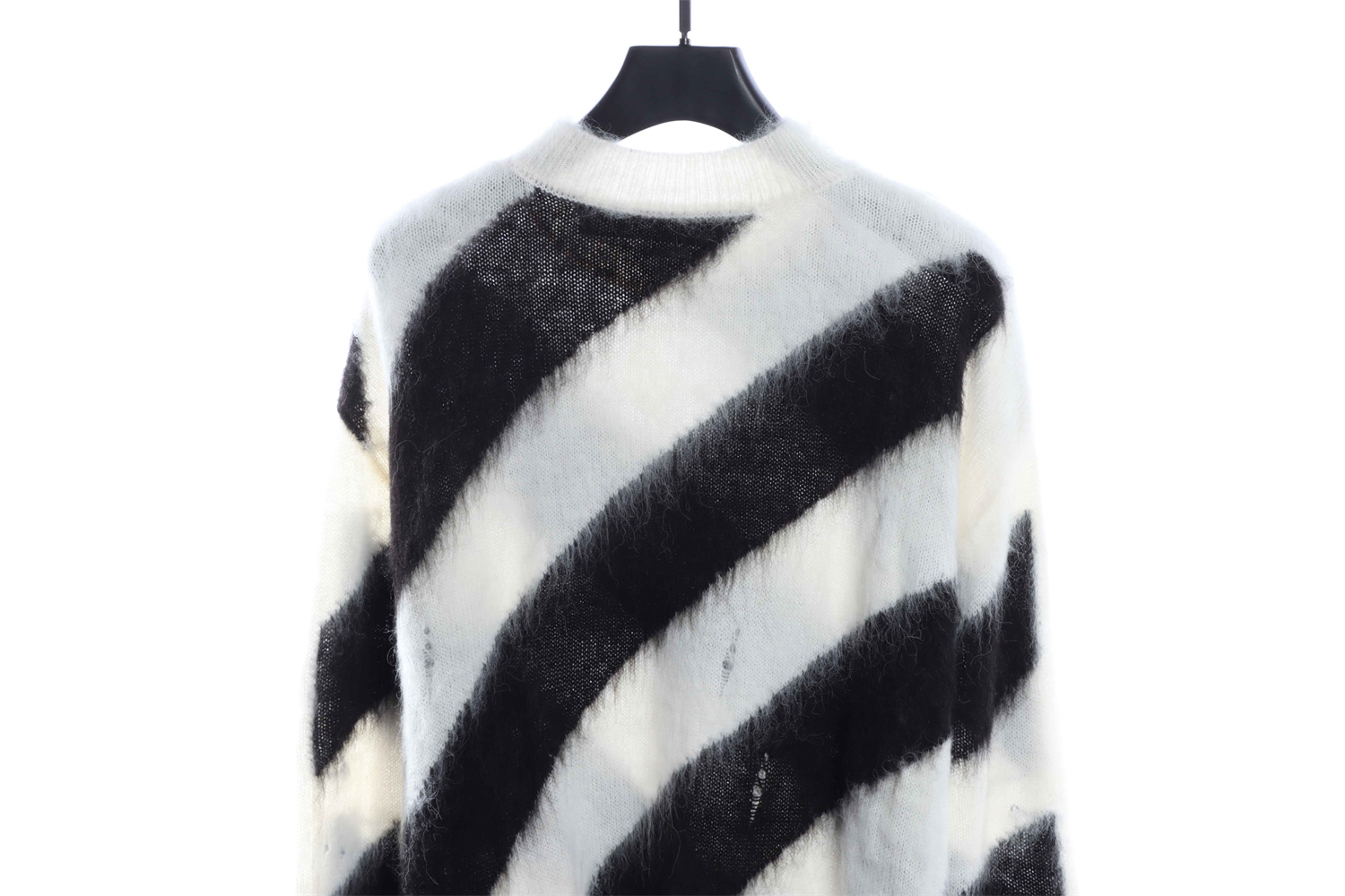OFF WHITE Mohair Sweater White Zebra