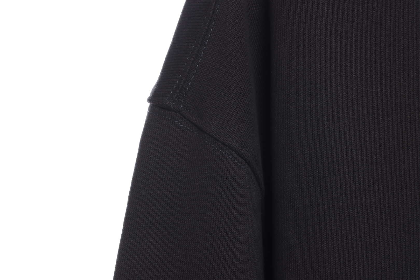 W3LL mirror image silicone letter hoodie