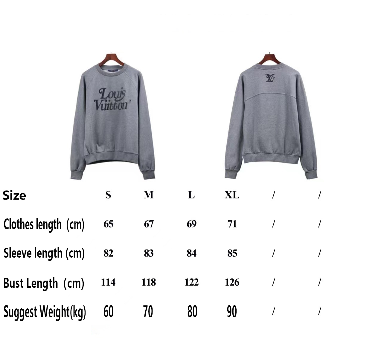 L× Nigo Edition Grey Raglan Sleeve Crew Neck Hoodie