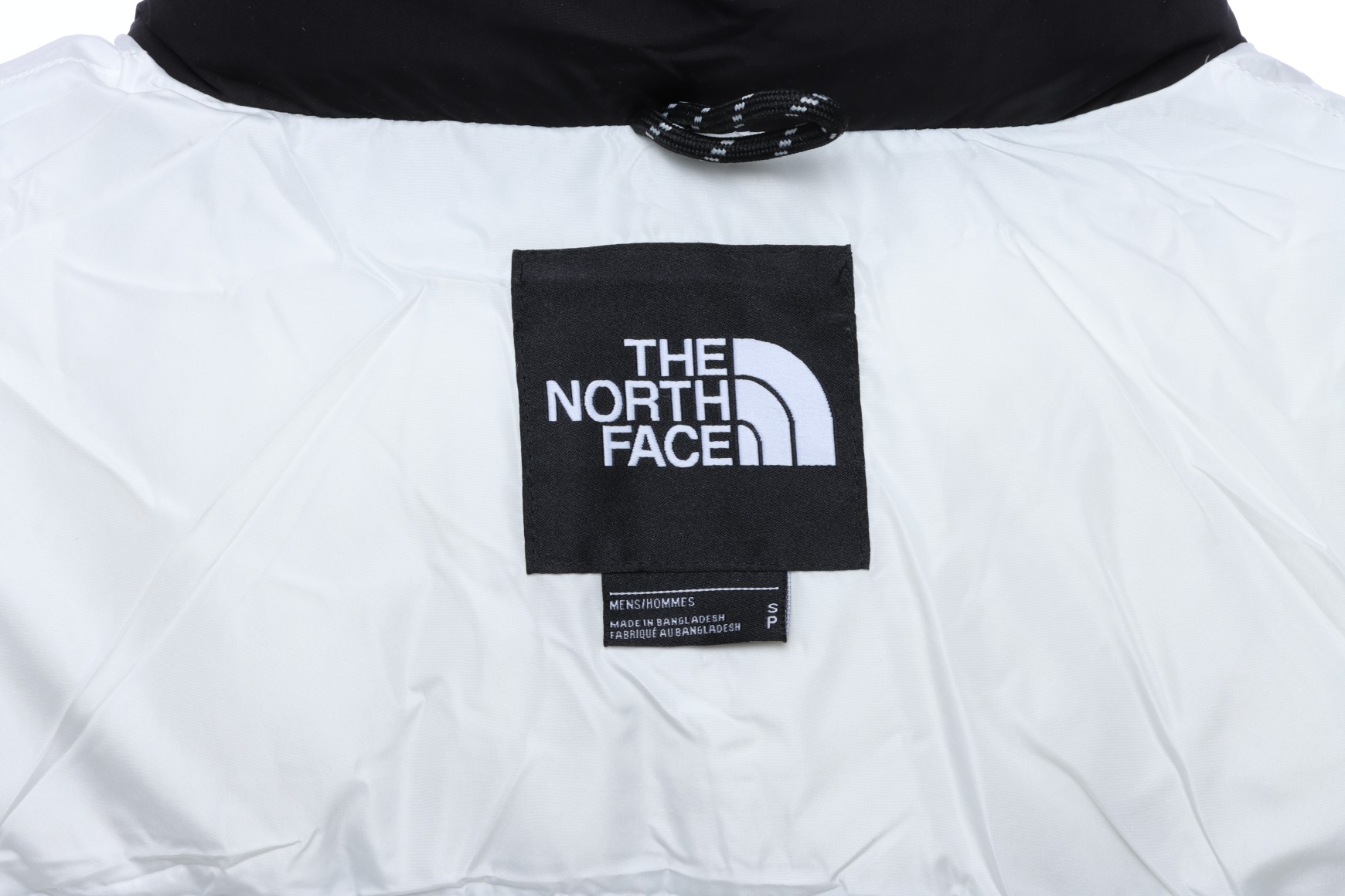 White ‘ZebraLogoPattern’ Down Jacket