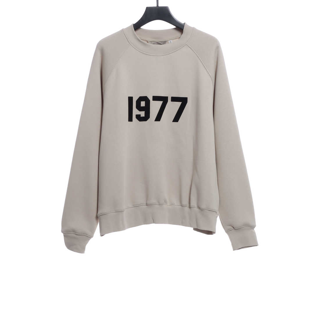 Ess3nt1als F0G 1977 flocking plus fleece sweater