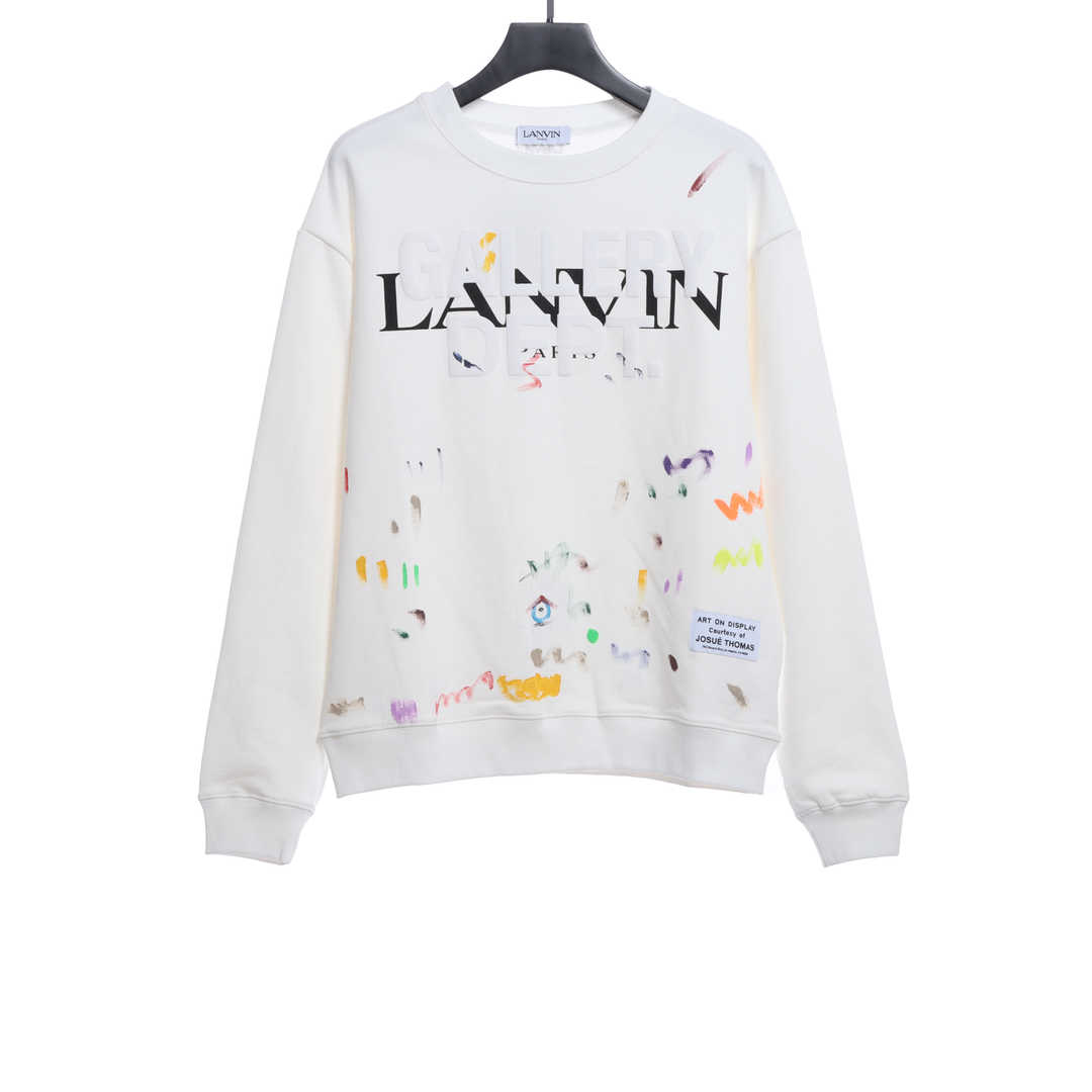 L-NV1N✖️G-ll3ry D3pt Limited Capsule Collection-Splash ink hand-painted sweater