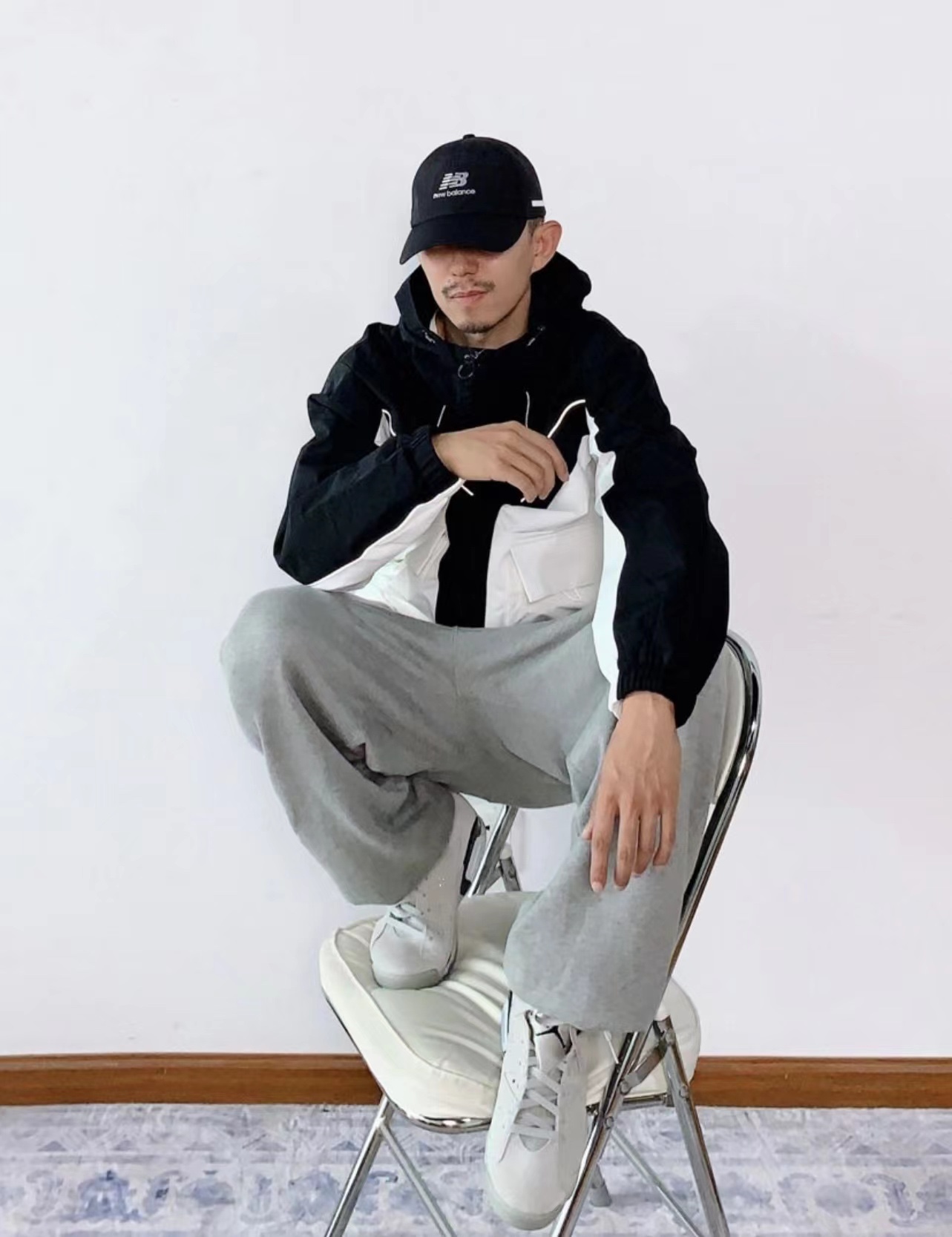 NB color contrast tooling jacket