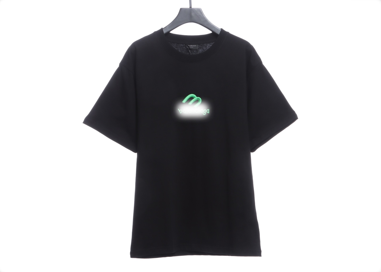 B-l3nc19ga M logo embroidered short sleeves