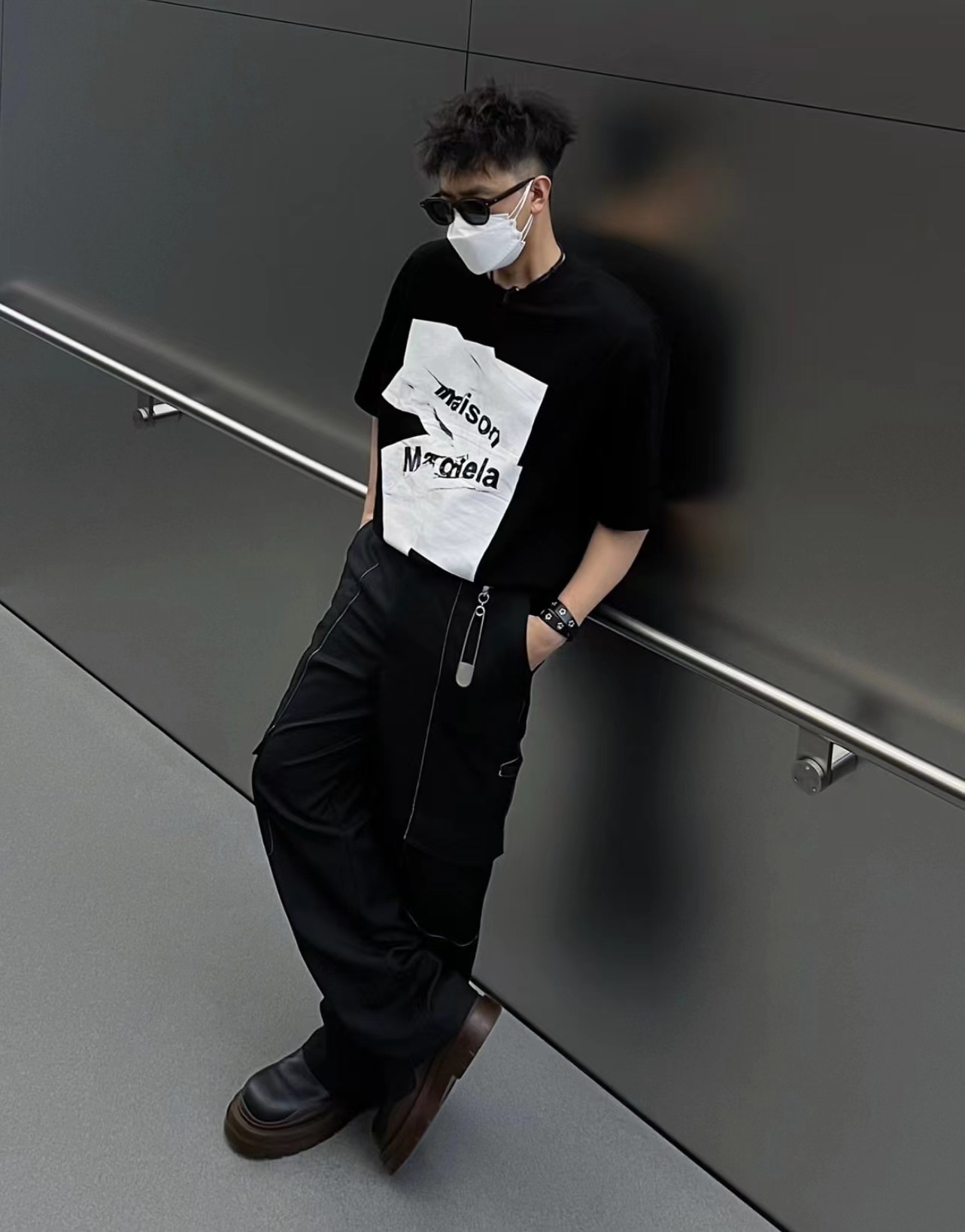 M-rg13la logo-print jersey short sleeves