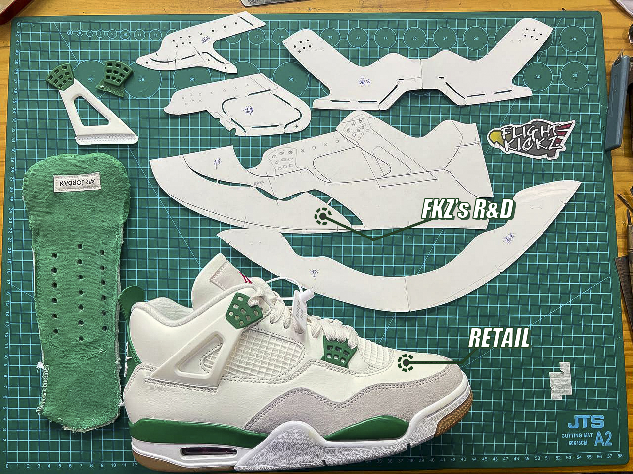 Nike SB x Air Jordan 4 “Pine Green” 2023 (LN5 A1 Batch)