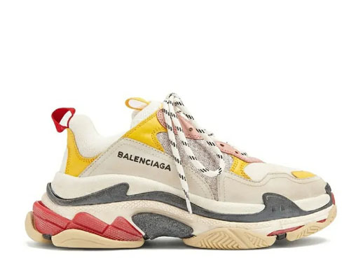 Balenciag* Triple S Trainer Pink yellow