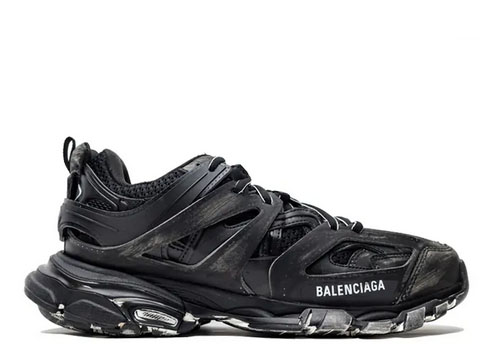Balenciag* Track Sneaker ‘Faded Black’