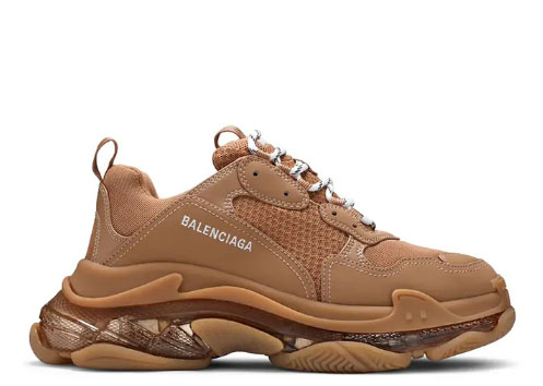 Balenciag* Triple S Sneaker ‘Clear Sole – Light Camel’