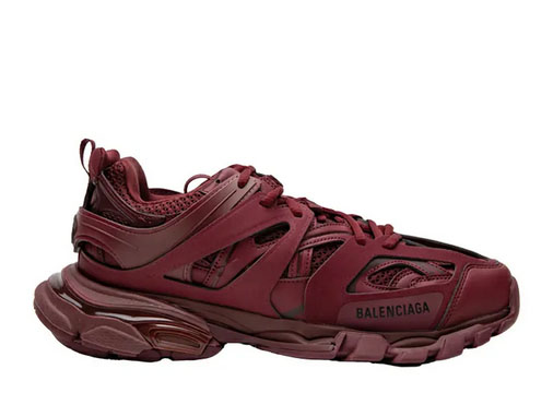 Balenciag* Track Trainer Plum Red