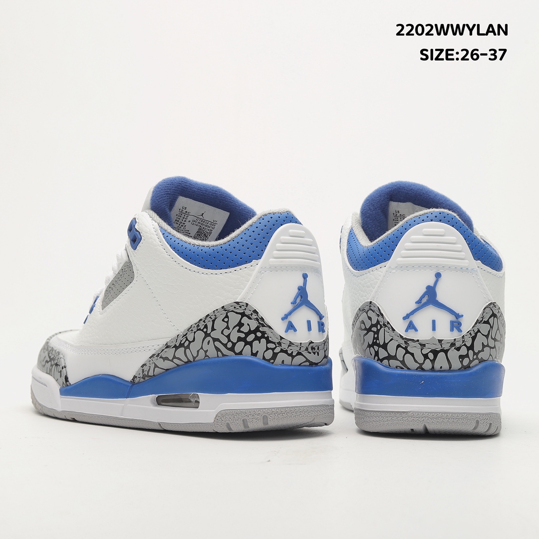 Air Jordan 3 Retro Racer Blue Toddler