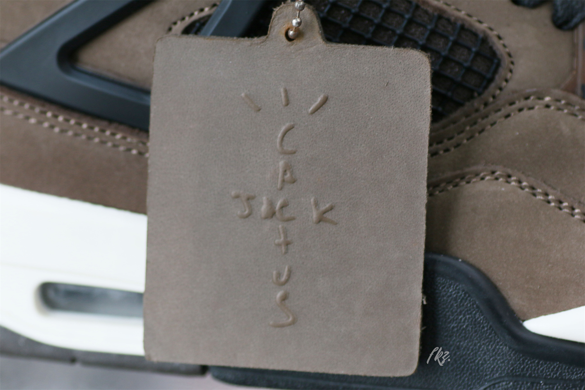 Air Jordan 4 Retro Travis Scott Olive Custom Shoes