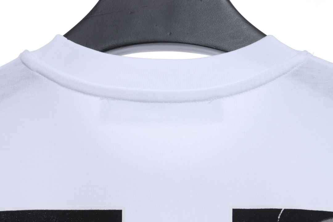 OW Caravaggio black and white religious short sleeves