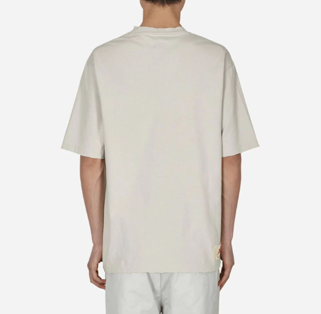 Aj UNION character letter print short sleeve