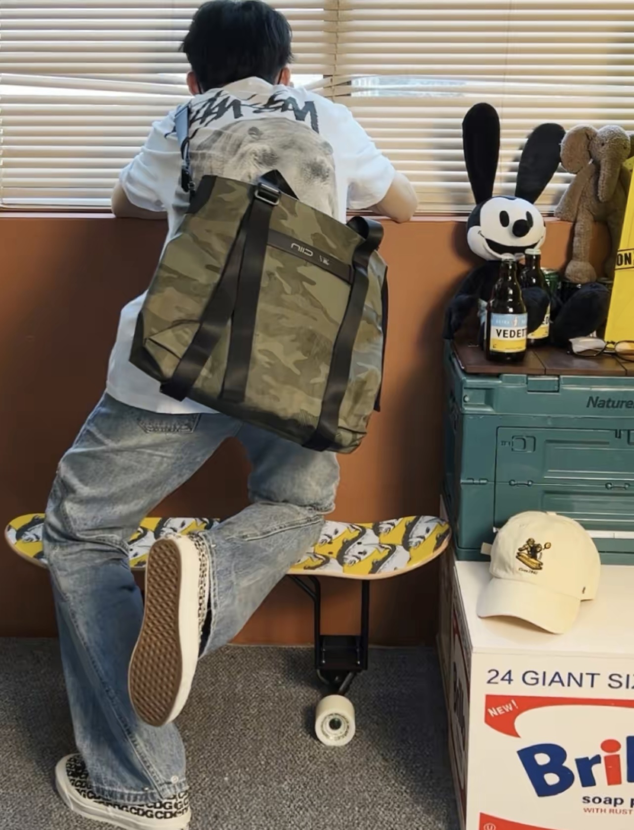 Stussy hippo print short sleeves