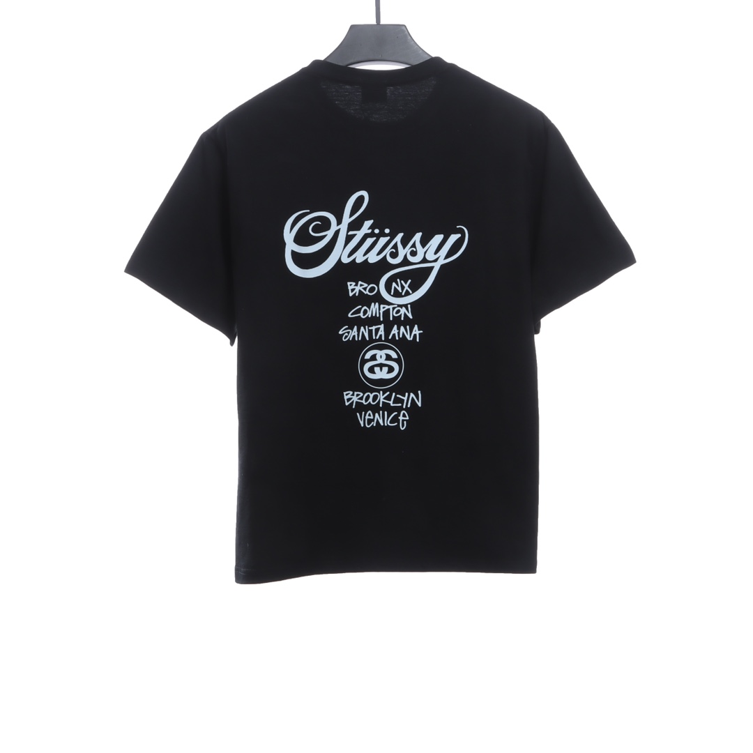 Stussy Classic World Tour Printing short sleeves