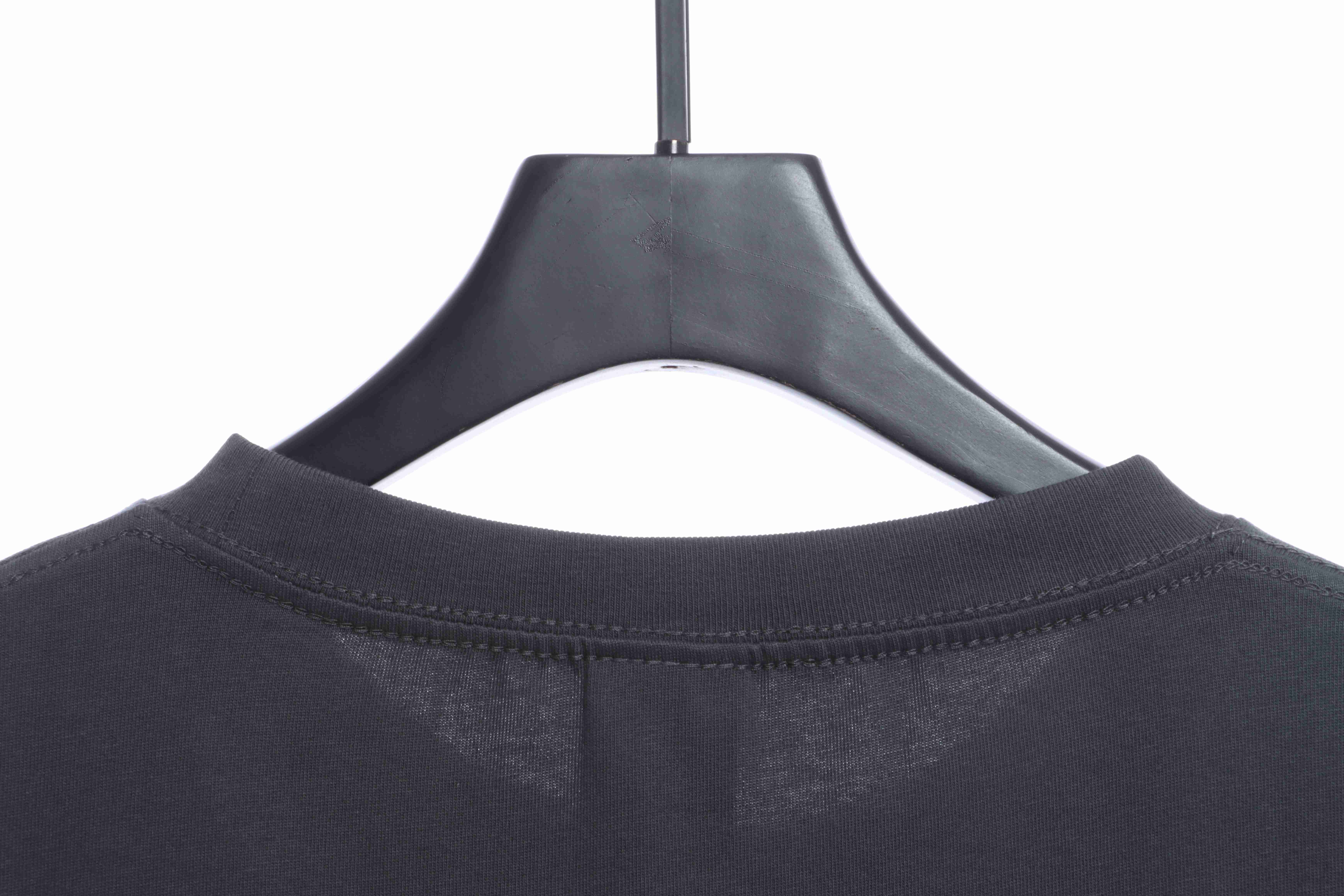 FAR.ARCHIVE White Letter Print Short Sleeve T-Shirt