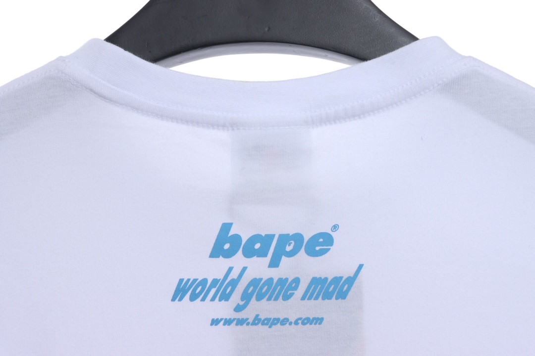 BAPE ape head crazy world series short sleeves