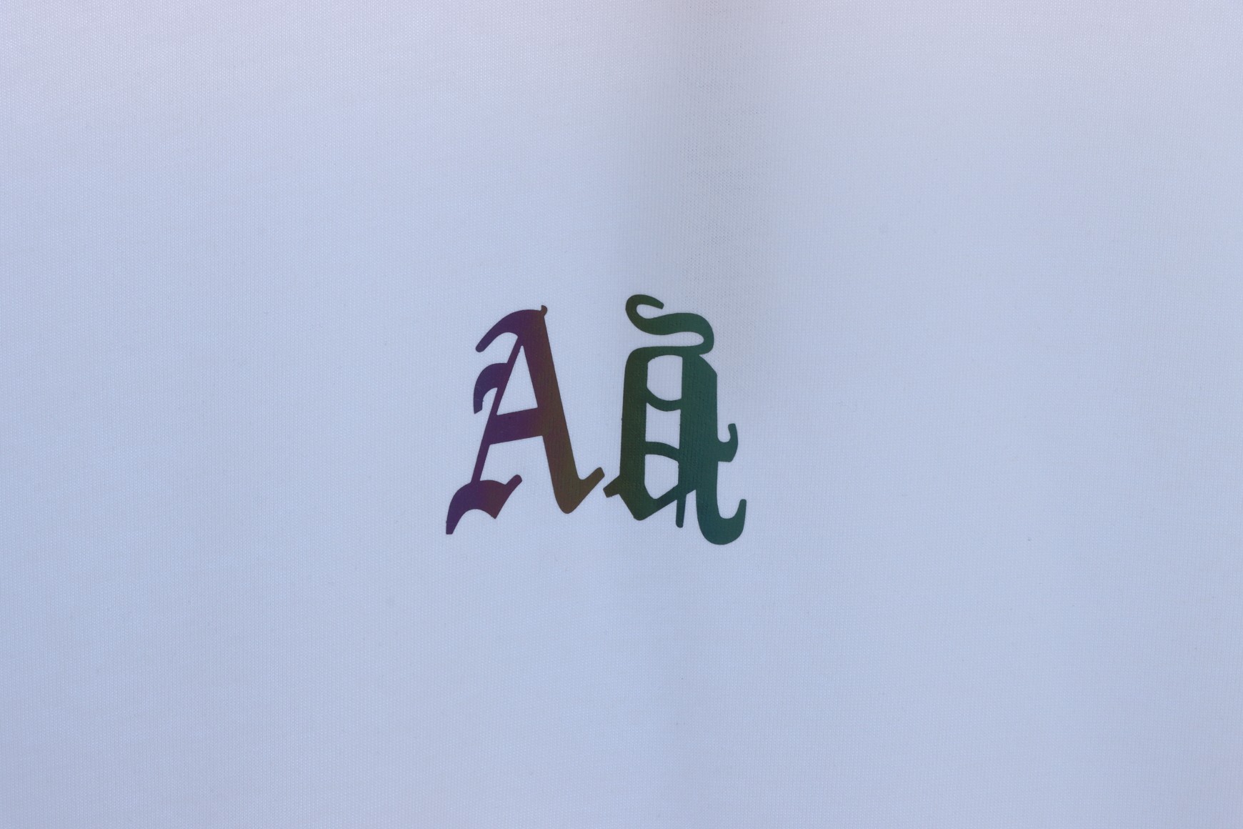 ASK Sky Symphony Reflective Letter Print Short Sleeves